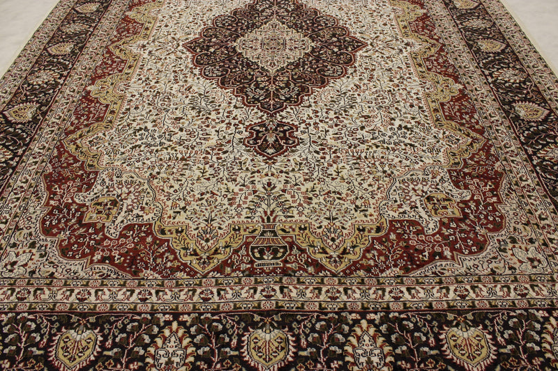 Wool Oriental Rugs, Jammu Rug, Hand Knotted, 9x12 Area Rugs, Home Decor