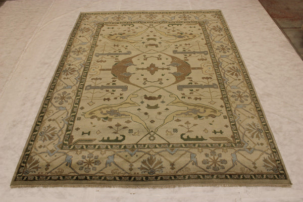 Oriental Rug, Authentic Rug, Oushak Rug, Area Rugs Near Me, 9x12 Rug