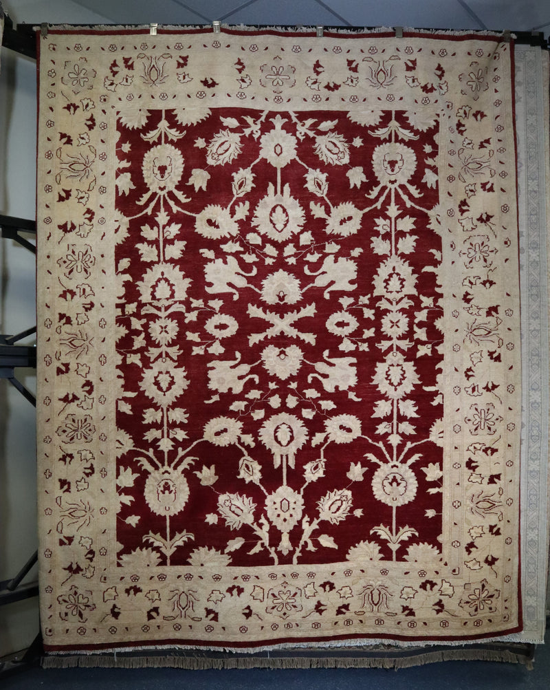 Red Oriental Rug, Chobi Rug, Medallion Rug, Bedroom Rugs