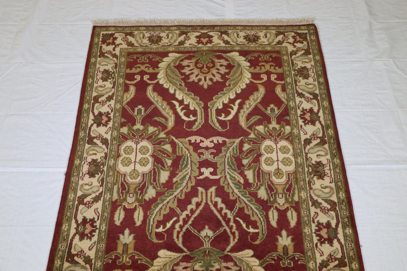 Floral Rug, Indian Rug, Area Rug, Rug On Carpet, 4x6 Rugs