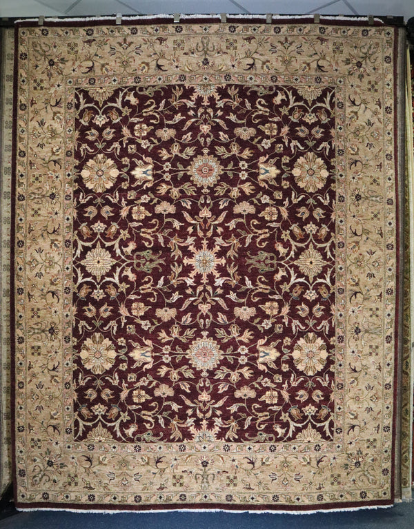 Peshawar Rug, Geometric Rug, Area Rug 8x10, Wool Rug