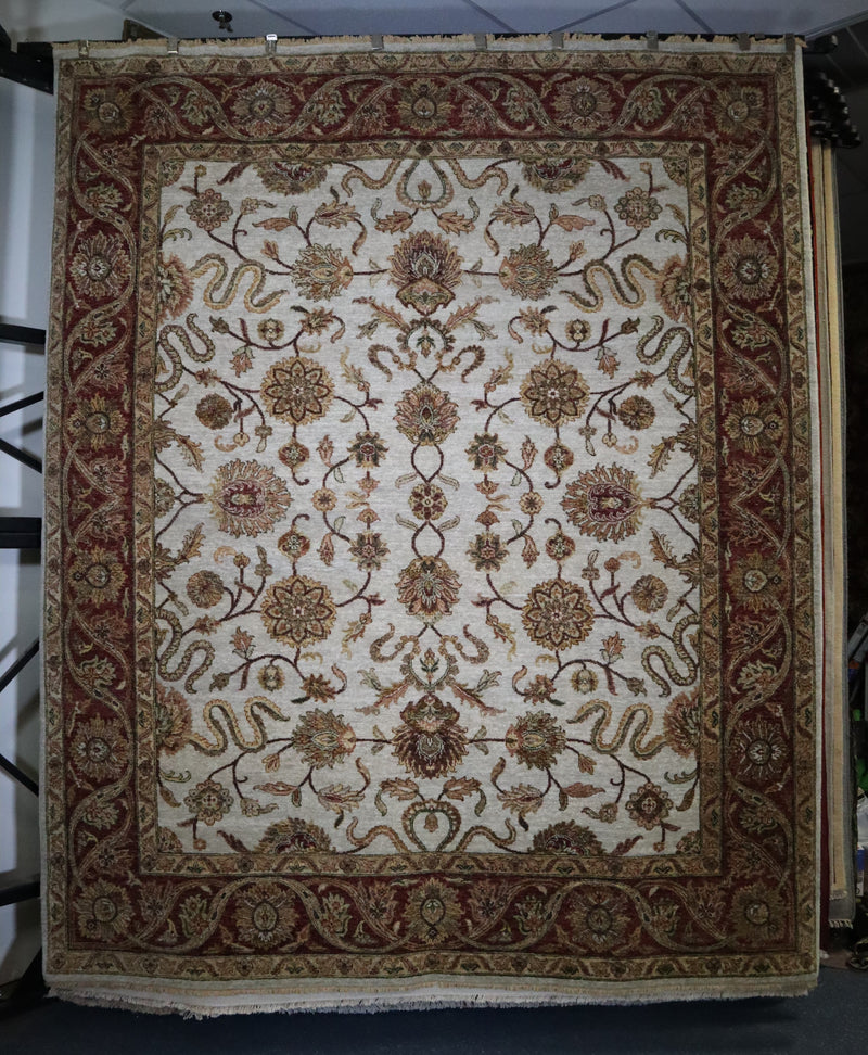 Geometric Rug, Indian Rug, Hand Knotted Rug, Area Rug