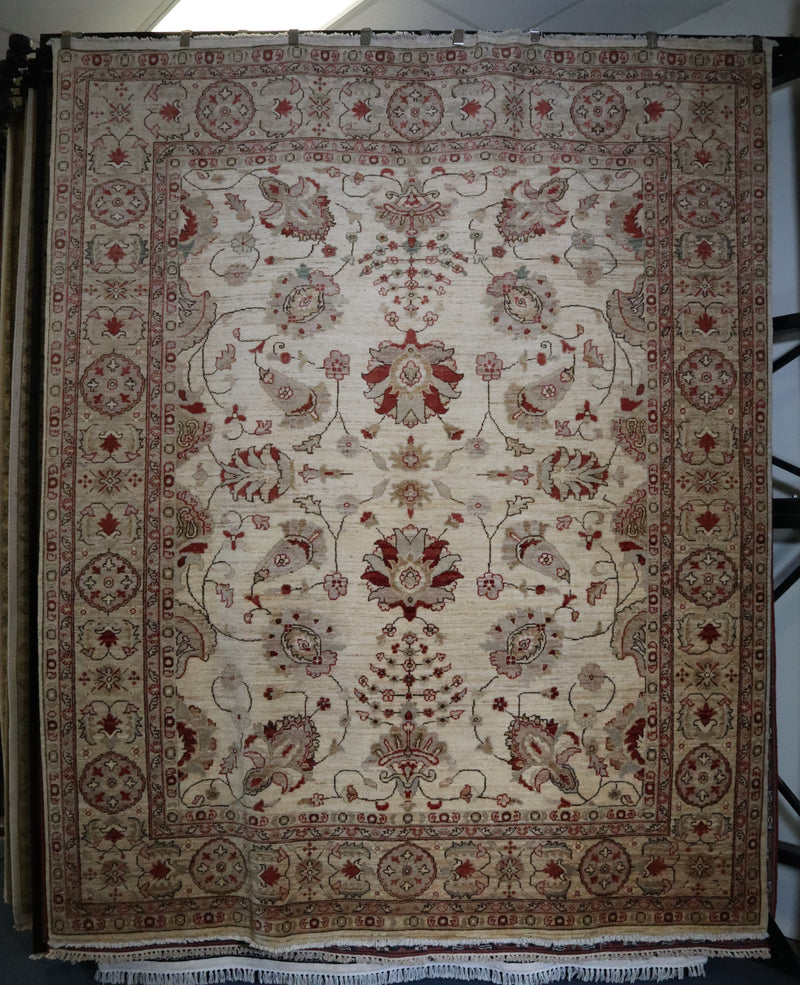 Oushak Rug, Wool Rug, Oriental Rug, 8x10 Area Rug