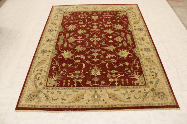 Oushak Rug, Wool Oriental Rugs, Hand Knotted, Rug On Carpet