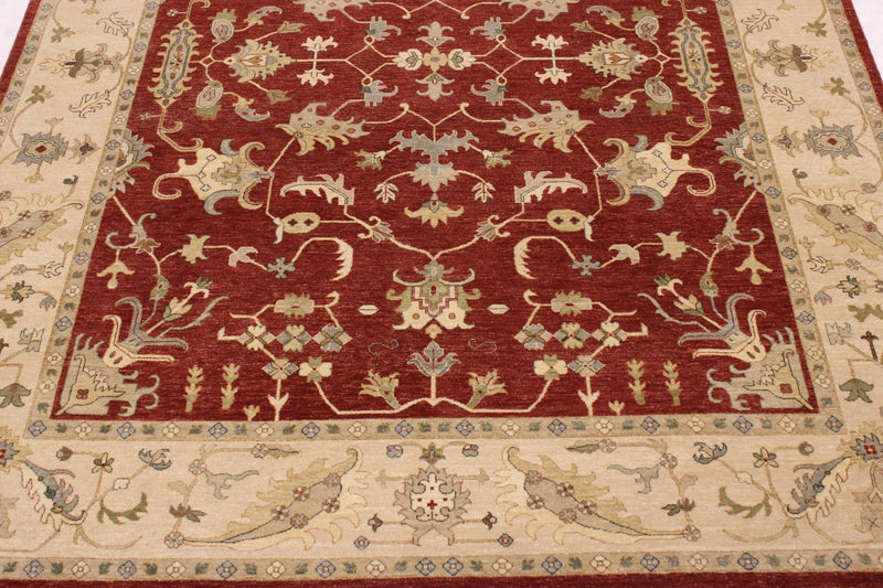 Oushak Rug, Wool Oriental Rugs, Hand Knotted, Rug On Carpet