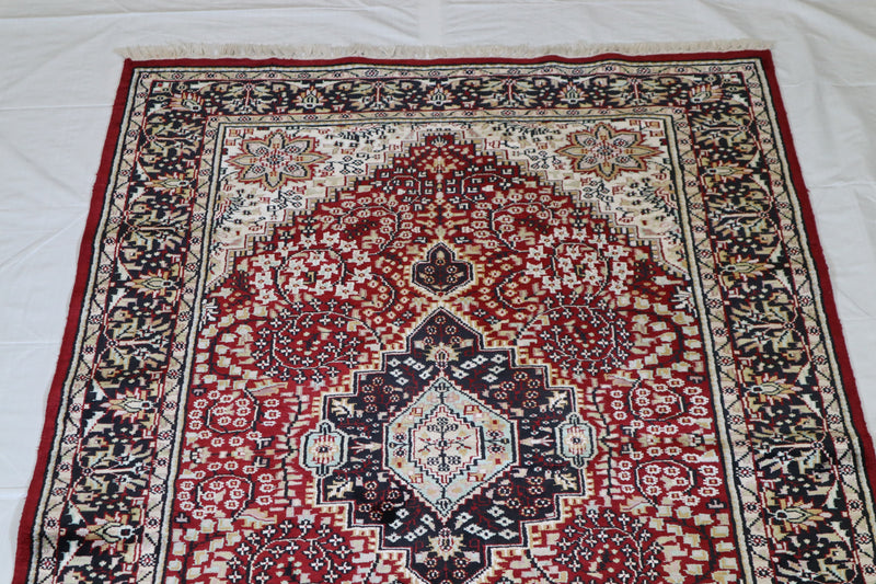 Jammu Kashmir Rug, Persian Rug, Colorful Rug, Area Rug