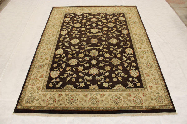  Modern Persian Rugs, Silk Flower Rug, Hand Knotted Rugs, Living Room Rug 