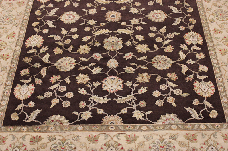  Modern Persian Rugs, Silk Flower Rug, Hand Knotted Rugs, Living Room Rug 