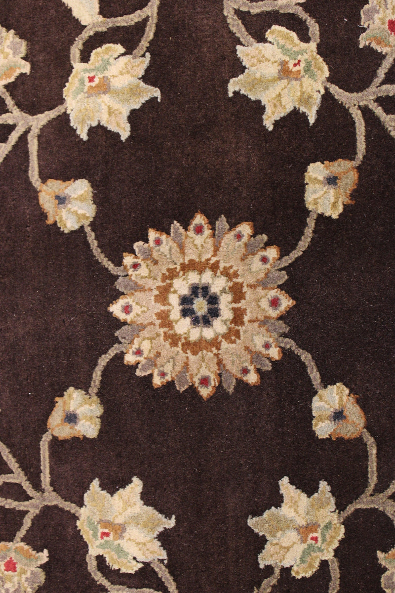  Modern Persian Rugs, Silk Flower Rug, Hand Knotted Rugs, Living Room Rug 