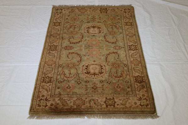 Oushak Rug, Hand Knotted Wool Rug, 4x6 Area Rug, Rugs To Go