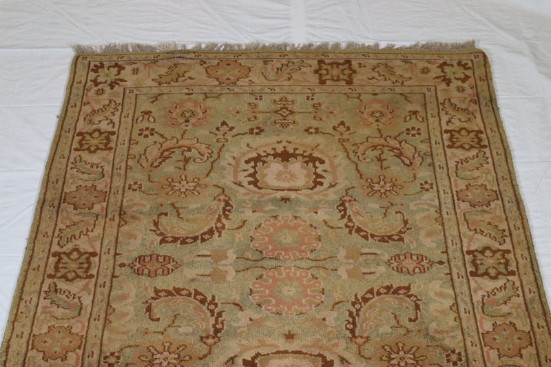 Oushak Rug, Hand Knotted Wool Rug, 4x6 Area Rug, Rugs To Go