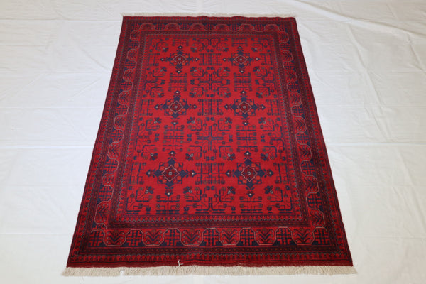 Mashadi Rug, Khal Mohammadi Rug, Tribal Rug, Red Oriental Rug