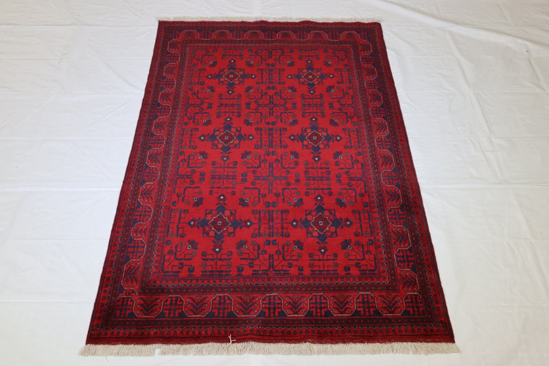 Mashadi Rug, Khal Mohammadi Rug, Tribal Rug, Red Oriental Rug