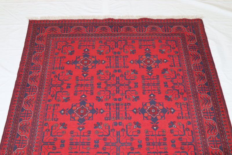 Mashadi Rug, Khal Mohammadi Rug, Tribal Rug, Red Oriental Rug