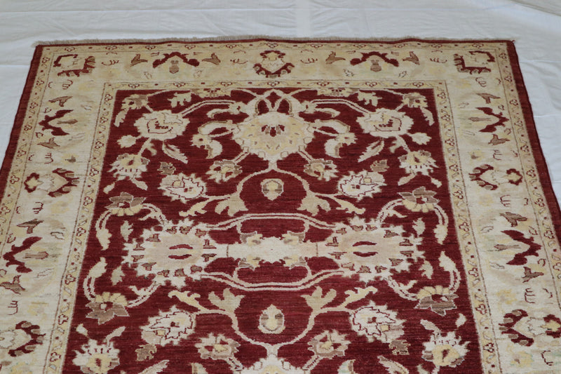 Oushak Rug, Hand Knotted Pakistani Rug, Traditional Rug