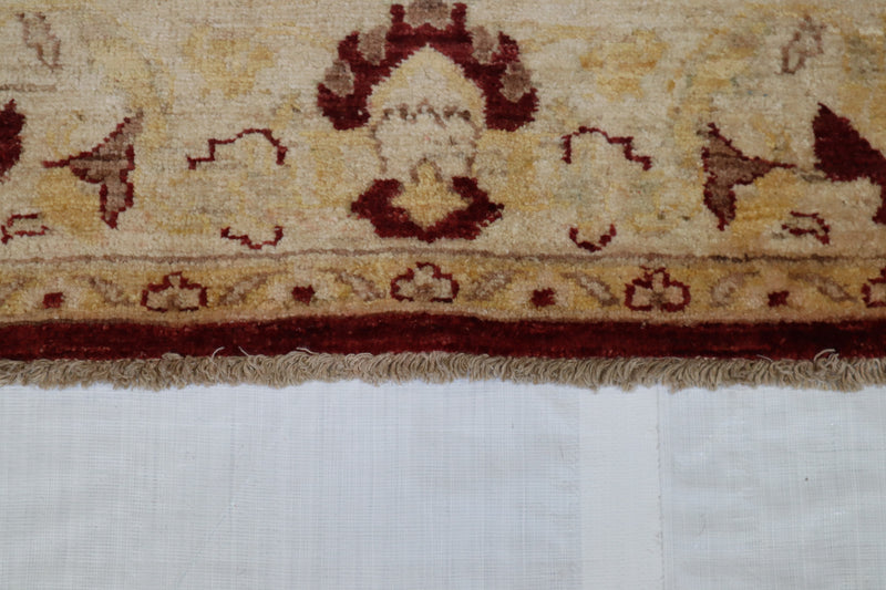 Oushak Rug, Hand Knotted Pakistani Rug, Traditional Rug