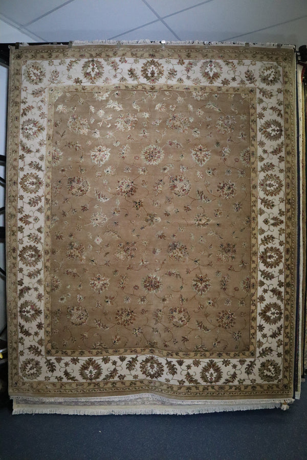 Persian Rug, Silk Flower Rug, Indian Hand Knotted Rug