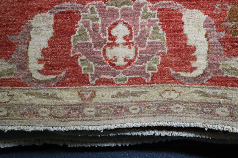 Peshawar Rug, Hand Knotted Wool Rug, Pakistani Rug, Area Rug For Dining Room