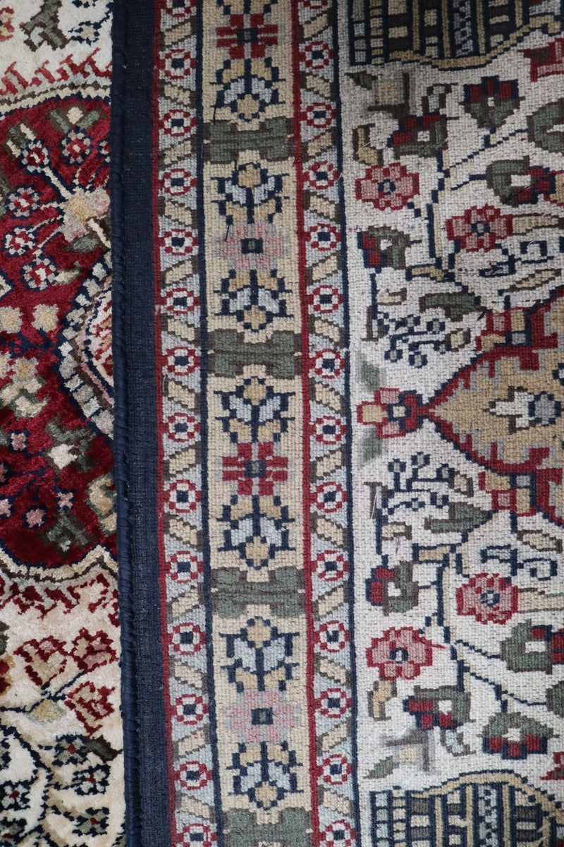 Jammu Kashmir Rug, Colorful Area Rug, Fine Quality Rug