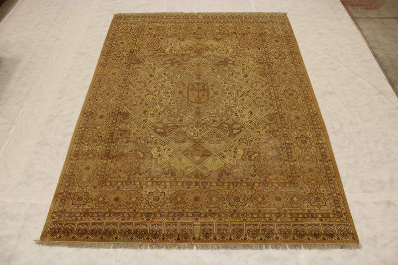 Traditional Rug, Pak Persian Rug, Vegetable Dye Rug, Pakistani Rug, 9x12 Rug