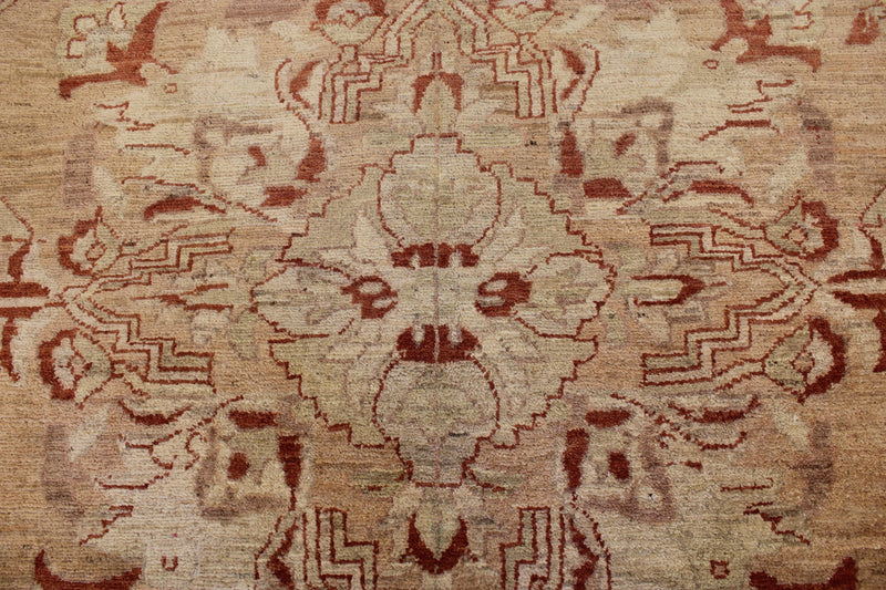 Vegetable Dye Rug, Peshawar Rug, Hand Knotted, What Size Rug For Living Room