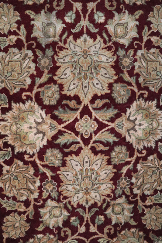Jaipur Rug, Geometric Rug, Hand Knotted Indian Rug, Bedroom Rugs