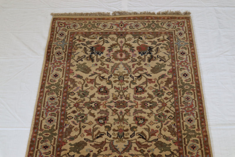 Floral Rug, Geometric Rug, Indian Rug, Hand Knotted Rug