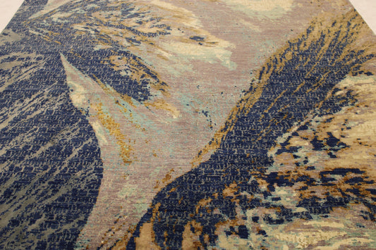 Contemporary Rug, Afghan Rug, Hand Knotted Rug, Modern Rugs, 9x12 Rugs 