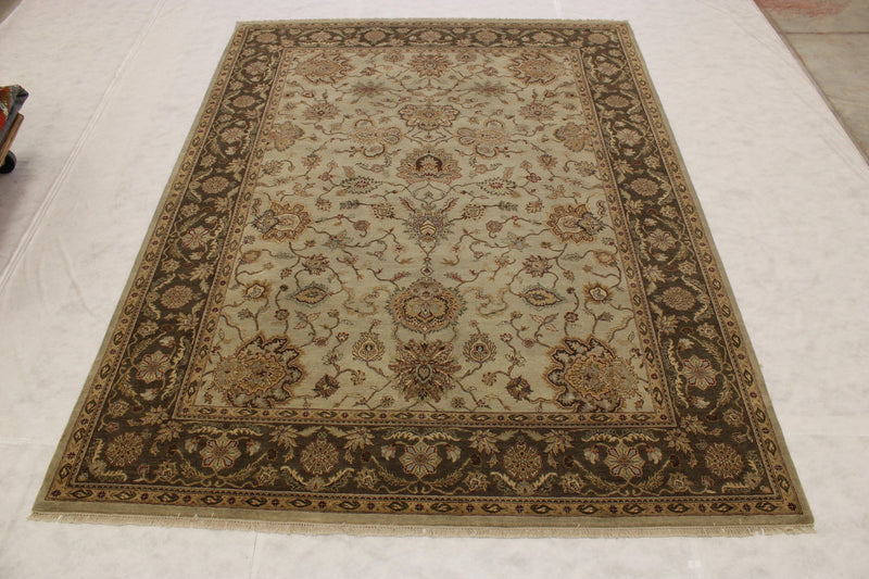 Oriental Rug, Hand Knotted Rug, 9x12 Area Rug, Neutral Rugs, Discounted Rugs