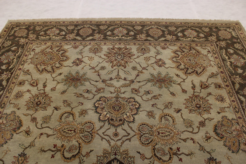 Oriental Rug, Hand Knotted Rug, 9x12 Area Rug, Neutral Rugs, Discounted Rugs