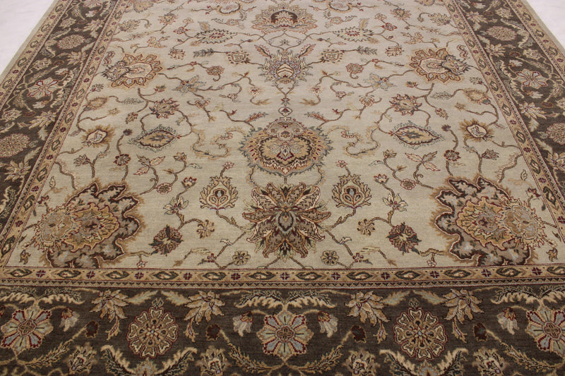 Oriental Rug, Hand Knotted Rug, 9x12 Area Rug, Neutral Rugs, Discounted Rugs