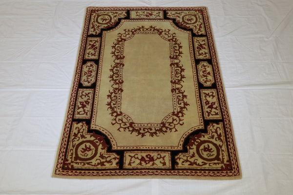 Hand Tufted Rug, Indo Rug, Traditional Rug, 4x6 Rug