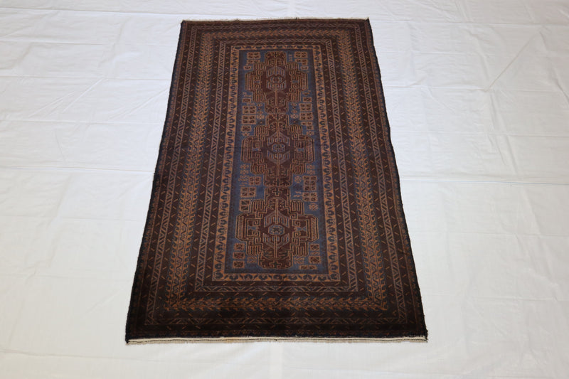 Tribal Rug, Baluch Rug, Afghan Rug, 4x7 Area Rug