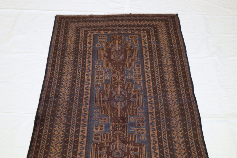 Tribal Rug, Baluch Rug, Afghan Rug, 4x7 Area Rug