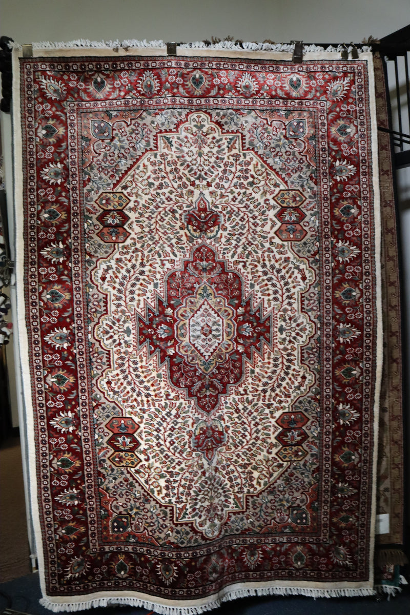 Jammu Kashmir Rug, Traditional Rug, Vegetable Dye Rug, Children Room Rugs