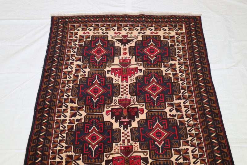 Baluch Rug, Tribal Rug, Bright Rug, Afghanistan Rug