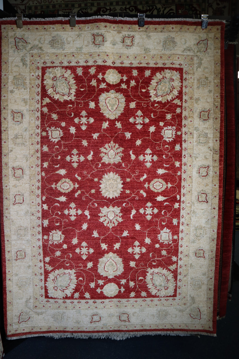 Oushak Rug, Turkoman Design Rug, Hand Knotted Tribal Rug, US Rugs