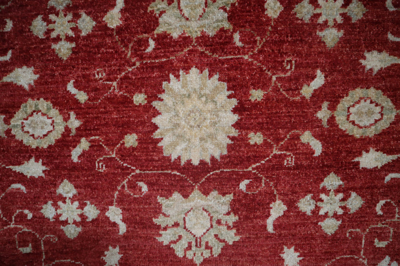 Oushak Rug, Turkoman Design Rug, Hand Knotted Tribal Rug, US Rugs