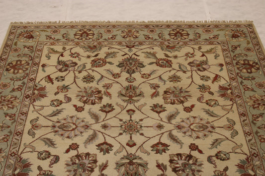 Ivory Rugs, Natural Dyed Rug, Oushak Rug, 8x10 Rugs, Living Room Rug 
