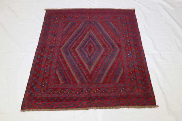 Oushak Rug, Afghan Rug, Hand Knotted Rug, 6x5 Rug