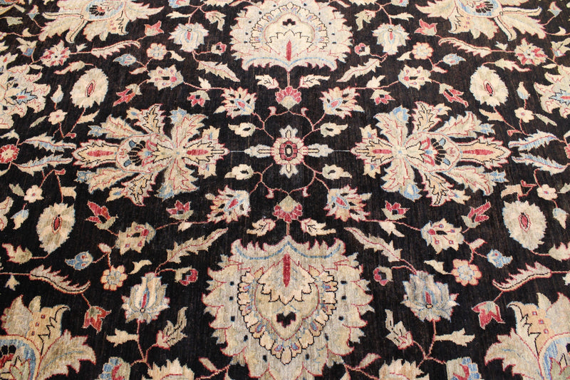 8'2" x 11'3" ft. Black Chobi Rug