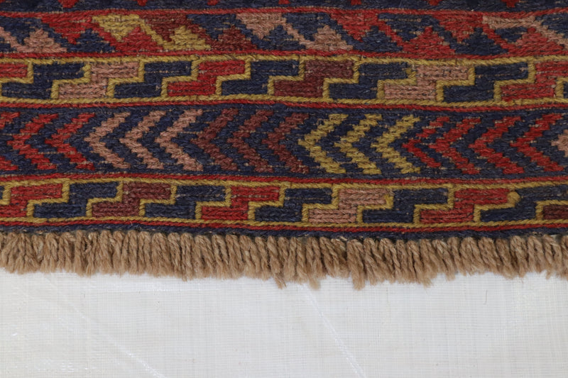 Hand Knotted Tribal Rug, Afghan Wool Rug, Area Rug For Bedroom