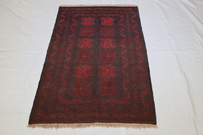 Afghani Rug, Tribal Design Rug, Area Rugs For Bedroom