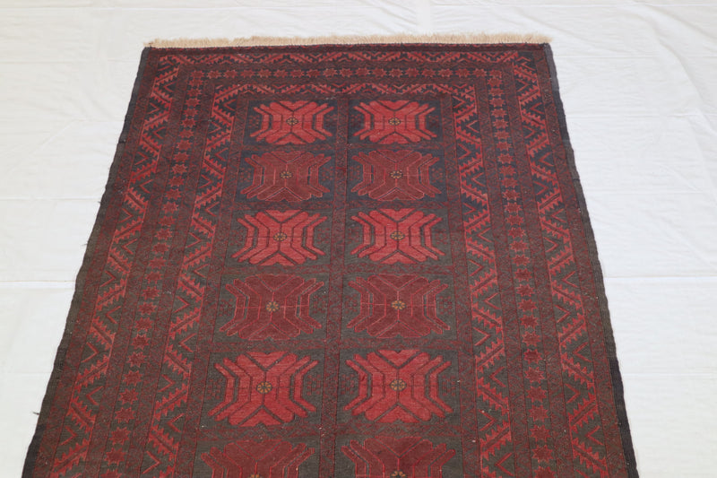 Afghani Rug, Tribal Design Rug