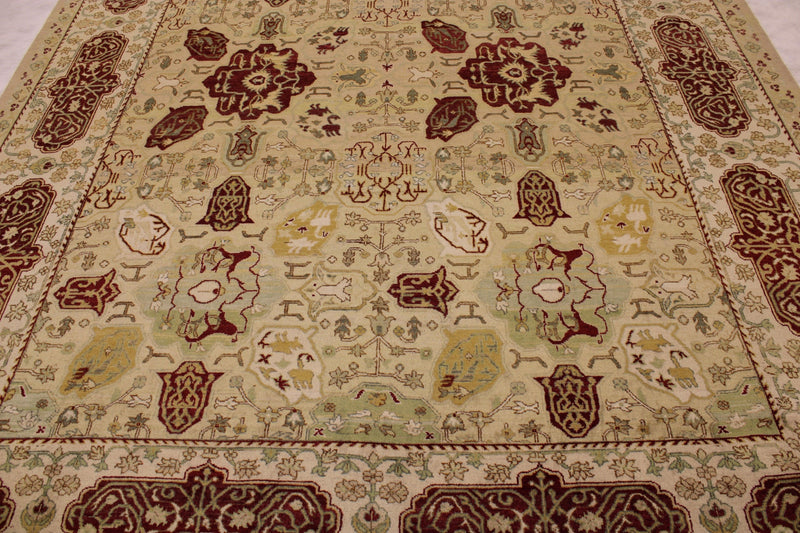 Peshwar Rug, Hand Knotted Rugs, Area Rug, Pakistani Rug, 8x11 Rug 