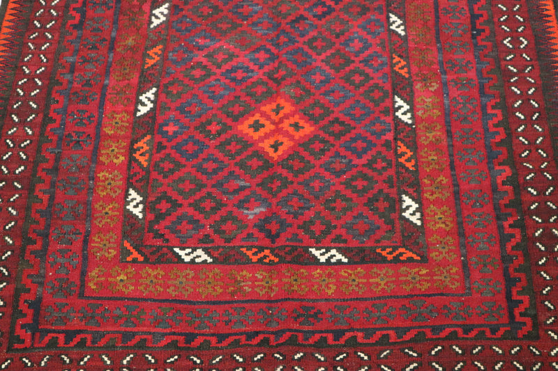 Afghan Kilim, Traditional Kilim Rug, 5x8 Area Rug