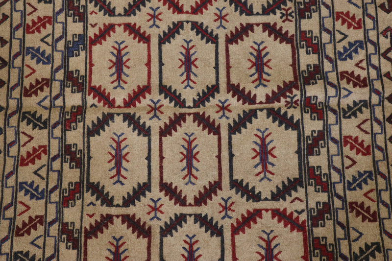 Oushak Rug, Tribal Rug, Hand Knotted Afghan Rug