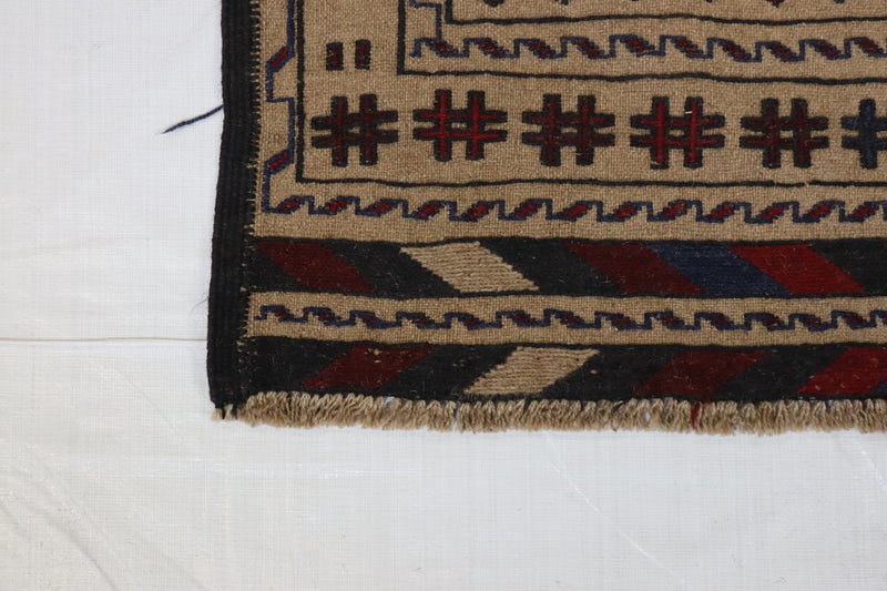 Oushak Rug, Tribal Rug, Hand Knotted Afghan Rug