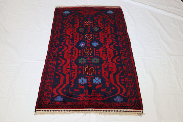 Tribal Rug, Baluch Rug, Hand Knotted Wool Rug, Area Rug