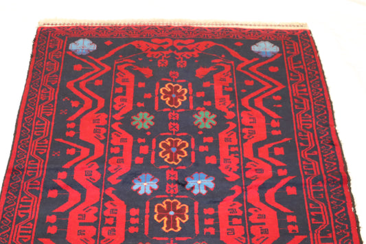 Tribal Rug, Baluch Rug, Hand Knotted Wool Rug, Area Rug